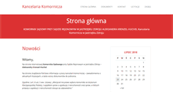 Desktop Screenshot of komornikjastrzebie.pl